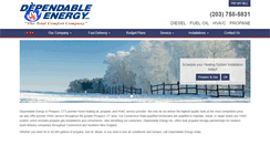 Desktop Screenshot of dependableenergy.net
