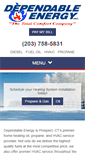 Mobile Screenshot of dependableenergy.net